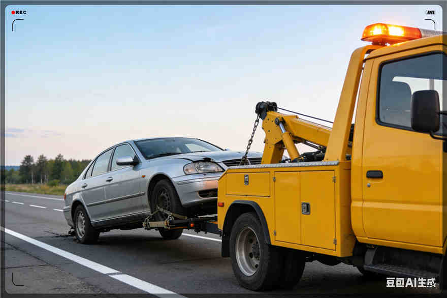 张店区长途拖车【案例】